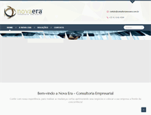 Tablet Screenshot of consultorianovaera.com.br